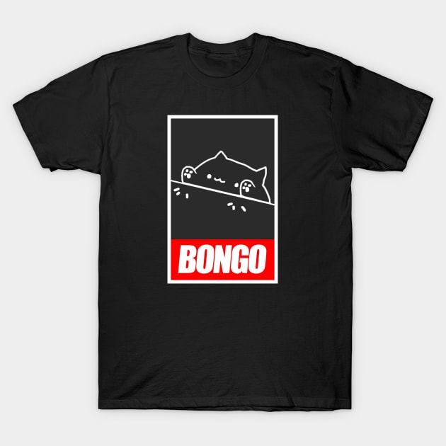 Drumming Bongo Cat T-Shirt by ChapDemo